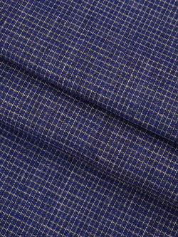 Hemp Fortex Hemp/Recycled polyester/spandex woven fabric HP5813Y Tiny plaid Hemp Fortex