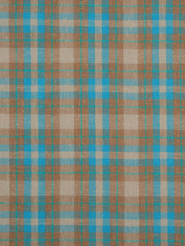 Hemp Fortex HEMP & TENCEL LIGHT WEIGHT PLAID FABRIC （HL312Y-H01） Hemp Fortex