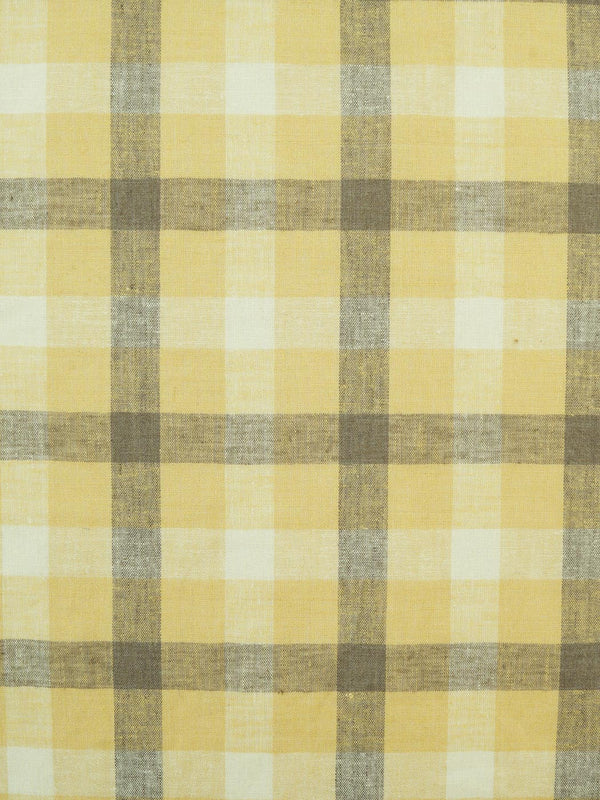 Hemp Fortex Hemp & Recycled Ploy light Weight Stretch Plain Plaid Fabric ( HP5813Y-F33 ) HempFortexWeb