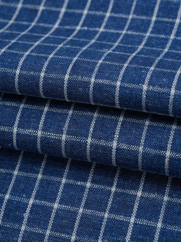 Hemp Fortex HEMP & TENCEL LIGHT WEIGHT PLAIN CHECK FABRIC (HL5001Y-J14) Hemp Fortex