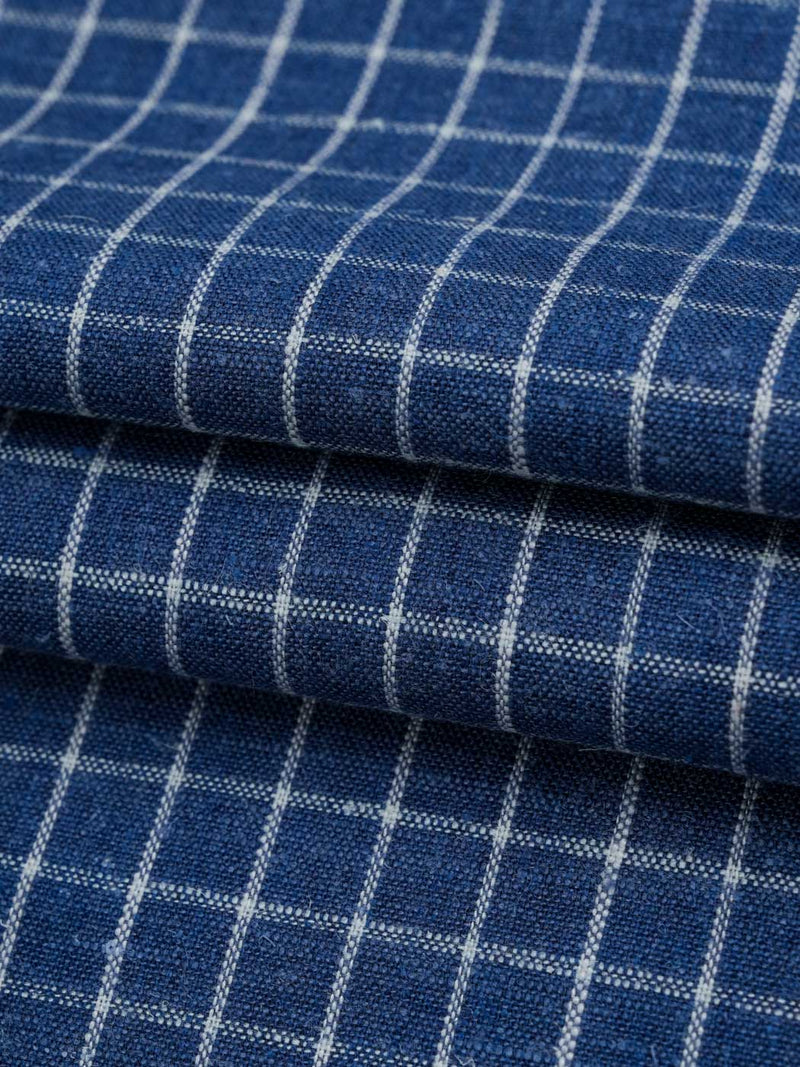 Hemp Fortex HEMP & TENCEL LIGHT WEIGHT PLAIN CHECK FABRIC (HL5001Y-J14) Hemp Fortex