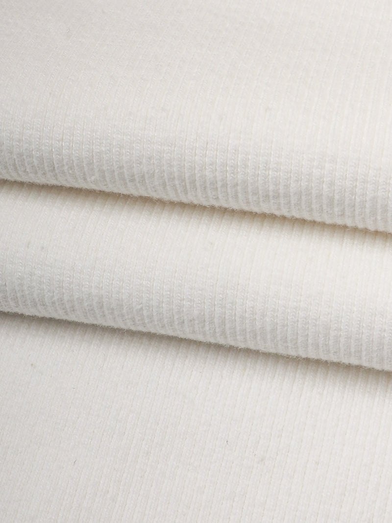 Hemp Fortex Organic Cotton & Spandex Heavy Weight Stretched Rib Fabric